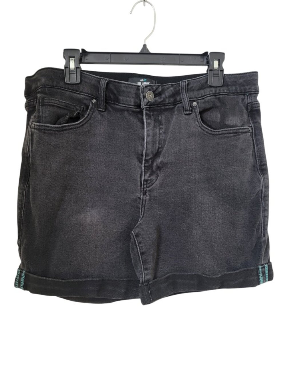 LuLaRoe Size 32 Boyfriend Denim Shorts in the Charcoal Wash (or Acadia Carbon)